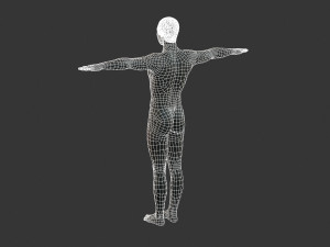 beautiful man -rigged 3d character 3D Model