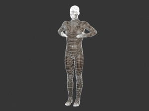 beautiful man -rigged 3d character 3D Model
