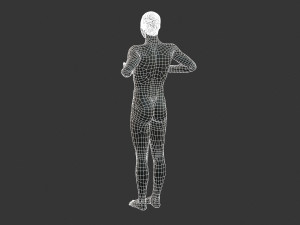 beautiful man -rigged 3d character 3D Model