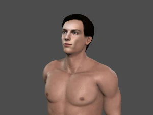 beautiful man -rigged 3d character 3D Model