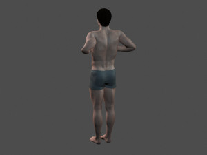 beautiful man -rigged 3d character 3D मॉडल
