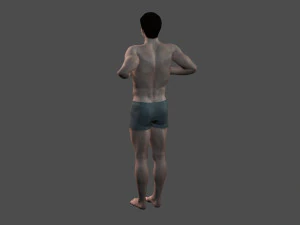 beautiful man -rigged 3d character 3D Model