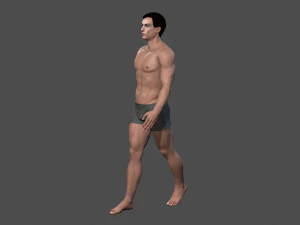 beautiful man -rigged 3d character 3D Model
