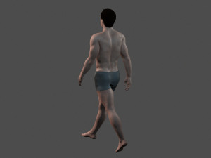 beautiful man -rigged 3d character 3D मॉडल