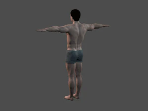 beautiful man -rigged 3d character 3D Model