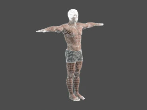 beautiful man -rigged 3d character 3D Model