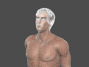 beautiful man -rigged 3d character 3D Model