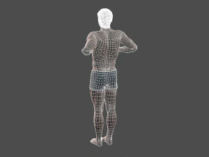 beautiful man -rigged 3d character 3D Model