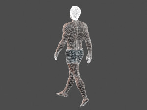 beautiful man -rigged 3d character 3D मॉडल