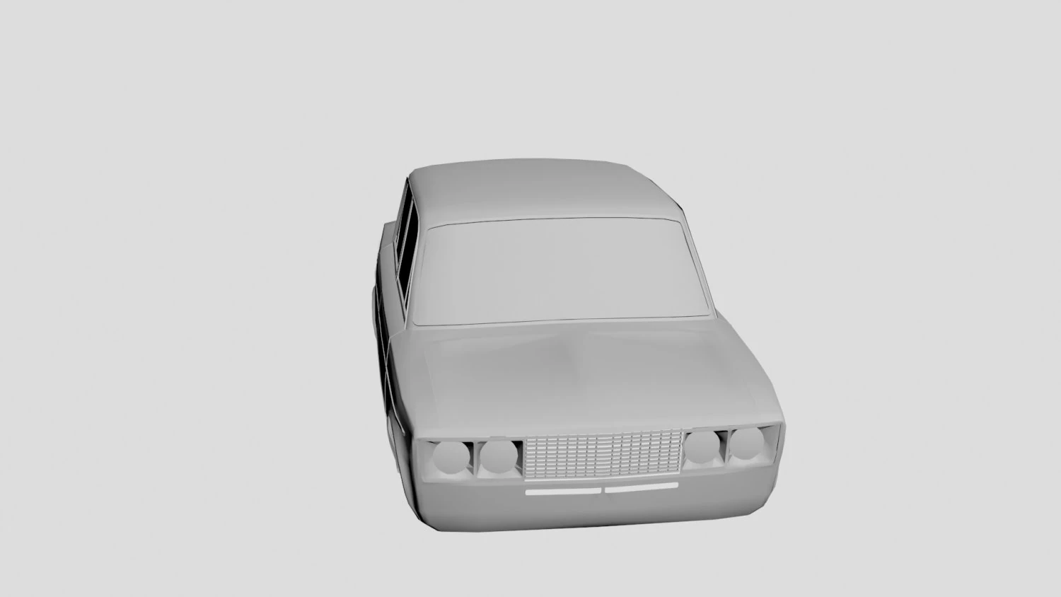 car concept body 3D Model .c4d .max .obj .3ds .fbx .stl .blend