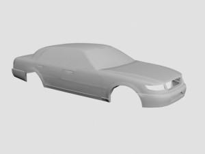 car concept body 3Dモデル