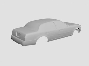 car concept body 3Dモデル