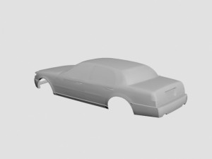 car concept body 3Dモデル
