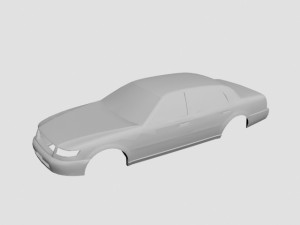 car concept body 3Dモデル