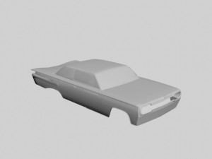 car concept body 3D Model