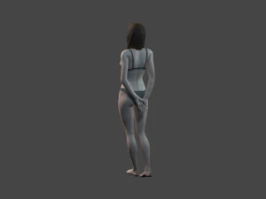beautiful woman -rigged 3d character 3D Model