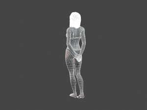 beautiful woman -rigged 3d character 3D 模型