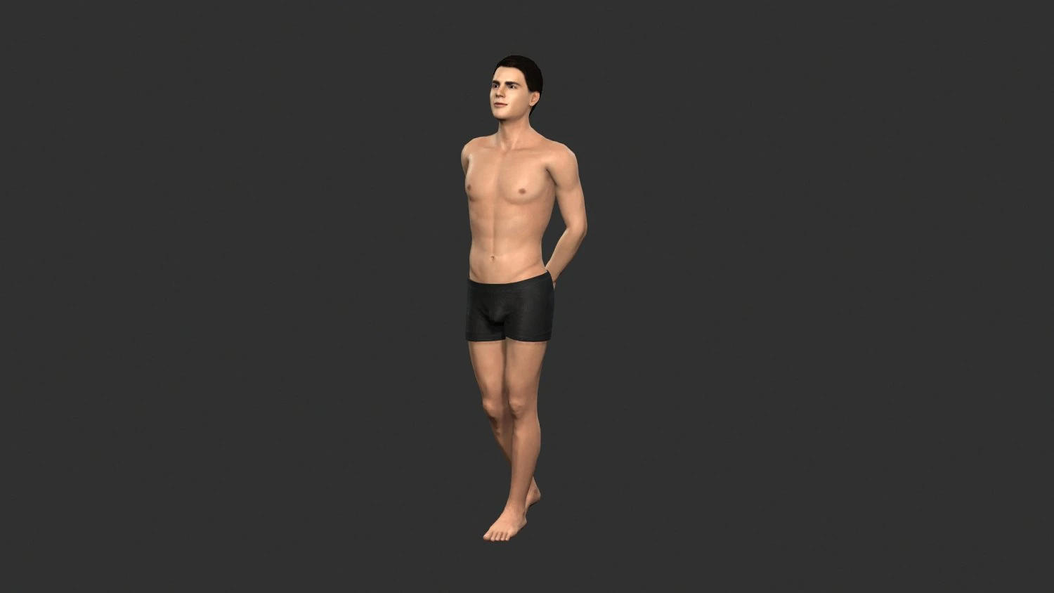 beautiful man -rigged 3d character 3D Model .c4d .max .obj .3ds .fbx .stl .blend 
