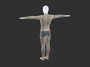beautiful man -rigged 3d character 3D Model