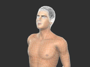 beautiful man -rigged 3d character 3D Model