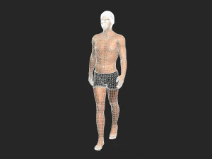 beautiful man -rigged 3d character 3D Model