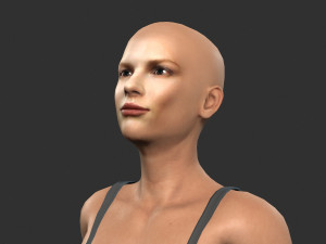 beautiful woman -rigged 3d character 3D 모델
