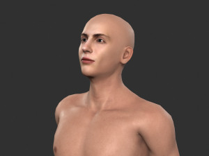beautiful man -rigged 3d character 3D Модель