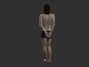 beautiful man -rigged 3d character 3D Модель