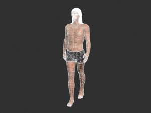 beautiful man -rigged 3d character 3D Модель