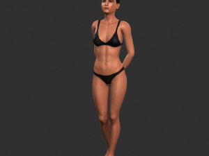 Beautiful Woman -Rigged 3d character Modello 3D