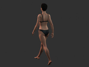 Beautiful Woman -Rigged 3d character Modello 3D