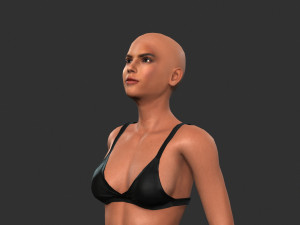 Beautiful Woman -Rigged 3d character Modello 3D