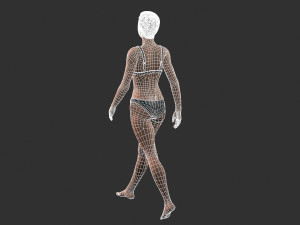 Beautiful Woman -Rigged 3d character Modello 3D
