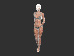 Beautiful Woman -Rigged 3d character Modello 3D