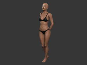 Beautiful Woman -Rigged 3d character 3D Model