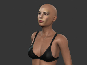 Beautiful Woman -Rigged 3d character 3D Model