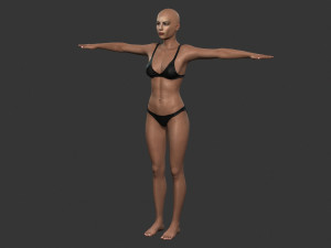 Beautiful Woman -Rigged 3d character 3D Model