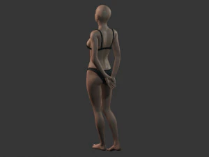 Beautiful Woman -Rigged 3d character 3D Model