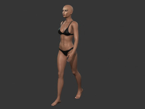Beautiful Woman -Rigged 3d character 3D Model