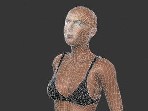 Beautiful Woman -Rigged 3d character 3D Model
