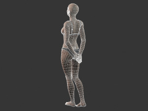 Beautiful Woman -Rigged 3d character 3D Model