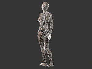 Beautiful Woman -Rigged 3d character 3D Model