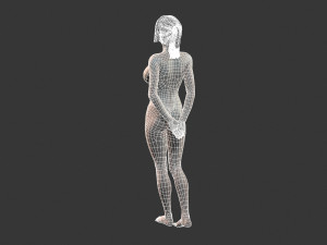 Beautiful Woman -Rigged 3d character 3D मॉडल