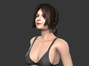 Beautiful Woman -Rigged 3d character Modèle 3D