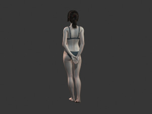 Beautiful Woman -Rigged 3d character Modèle 3D