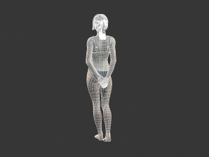 Beautiful Woman -Rigged 3d character Modèle 3D