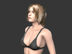 Beautiful Woman -Rigged 3d character Modèle 3D