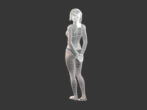 Beautiful Woman -Rigged 3d character Modèle 3D