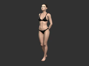 Beautiful Woman -Rigged 3d character 3D Model