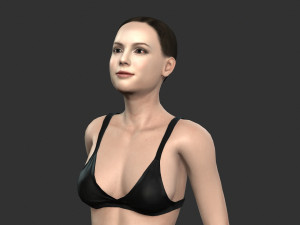 Beautiful Woman -Rigged 3d character 3Dモデル
